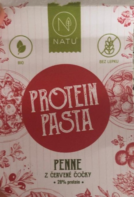 Fotografie - Bio Protein pasta Penne z červené čočky Natu