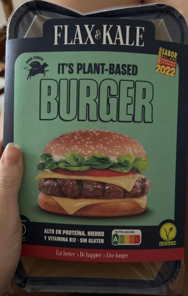 Fotografie - It's Plant-Based Burger Flax & Kale