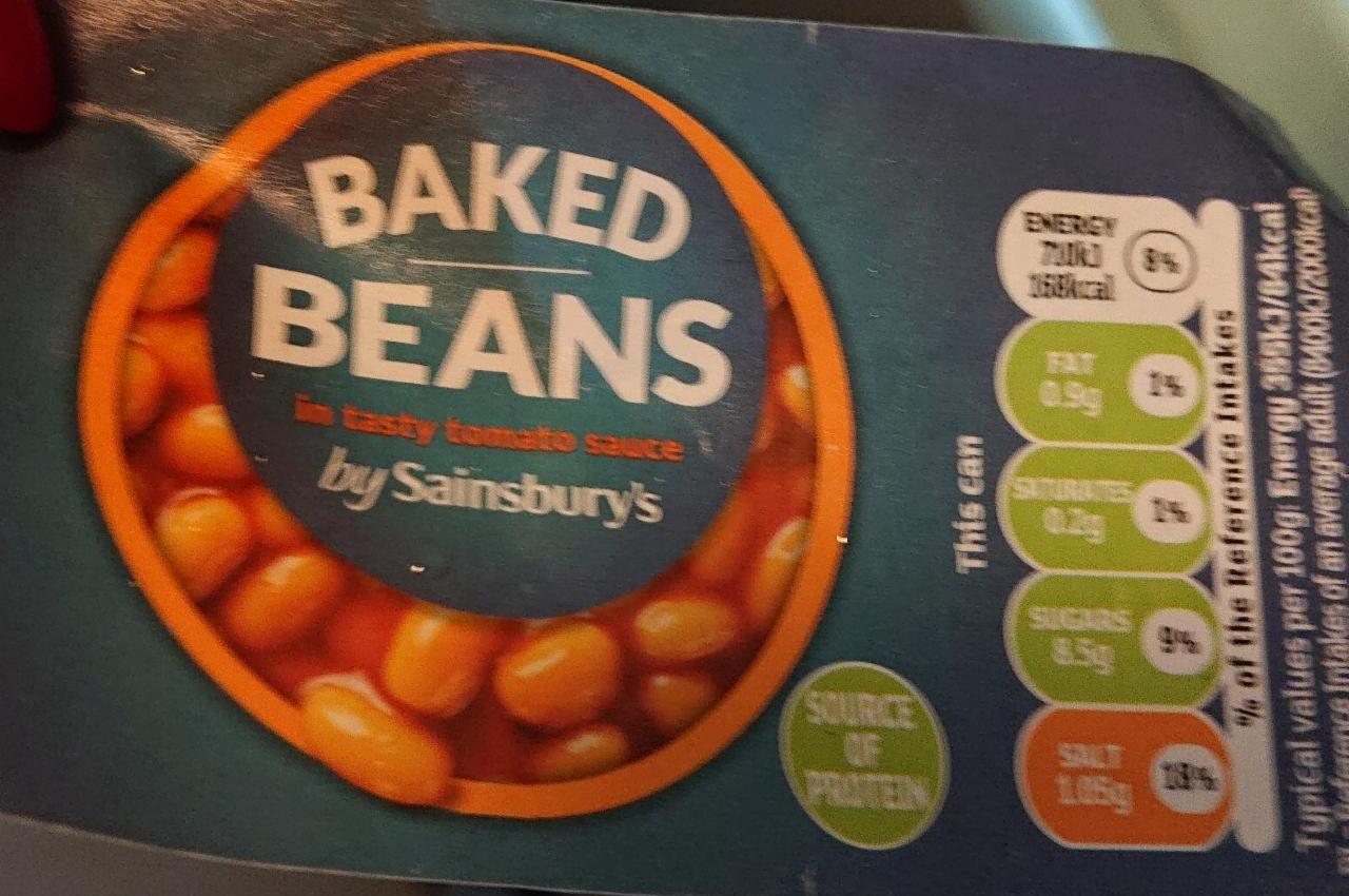 Fotografie - baked beans in tasty tomato sauce Sainsbury's