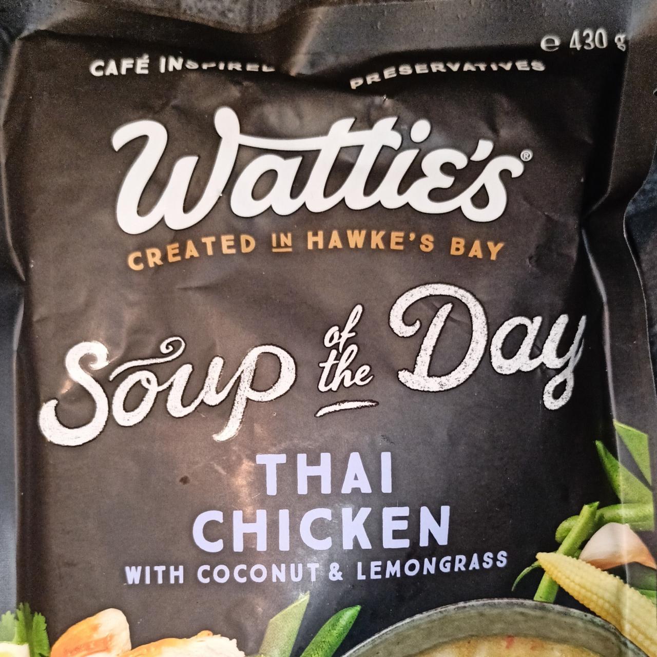 Fotografie - Wattie's Soup of the Day Thai Chicken with Coconut & Lemongrass