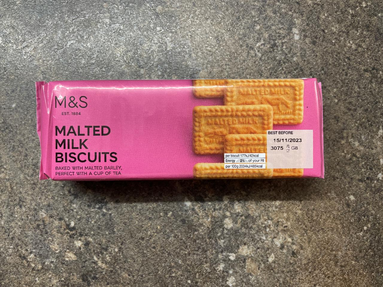 Fotografie - Malted Milk Biscuits M&S