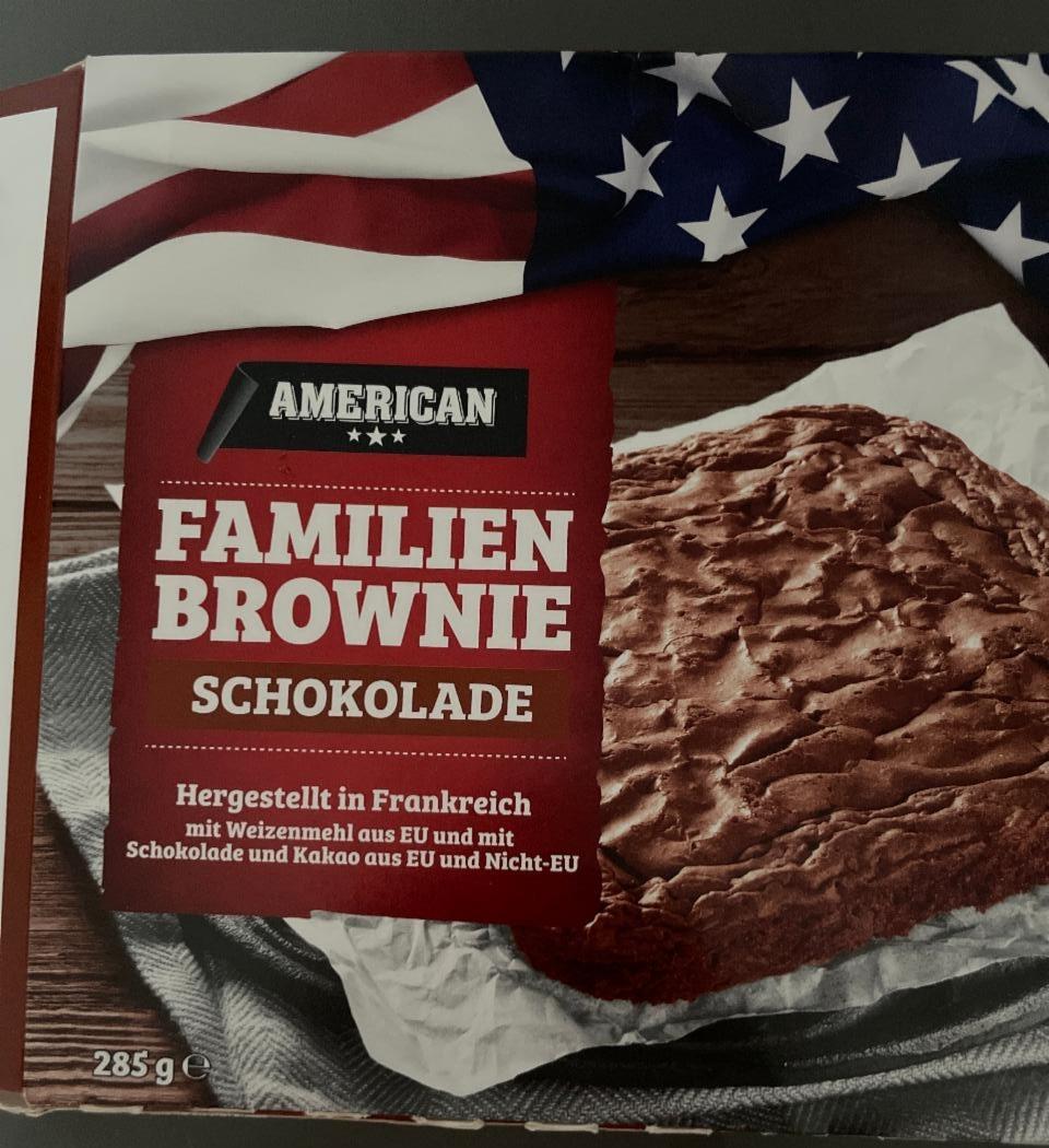 Fotografie - Familien brownie schokolade American