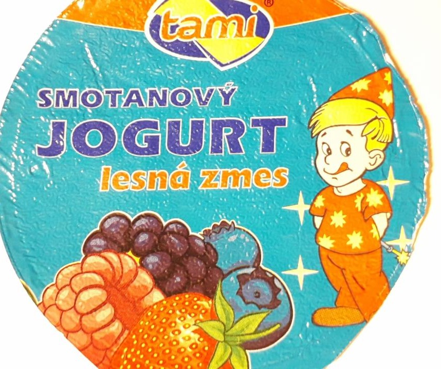 Fotografie - jogurt smetanový lesní směs Tami
