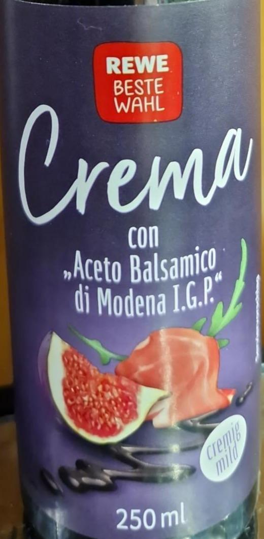 Fotografie - Crema con 'Aceto Balsamico di Modena I.G.P.' Rewe beste wahl