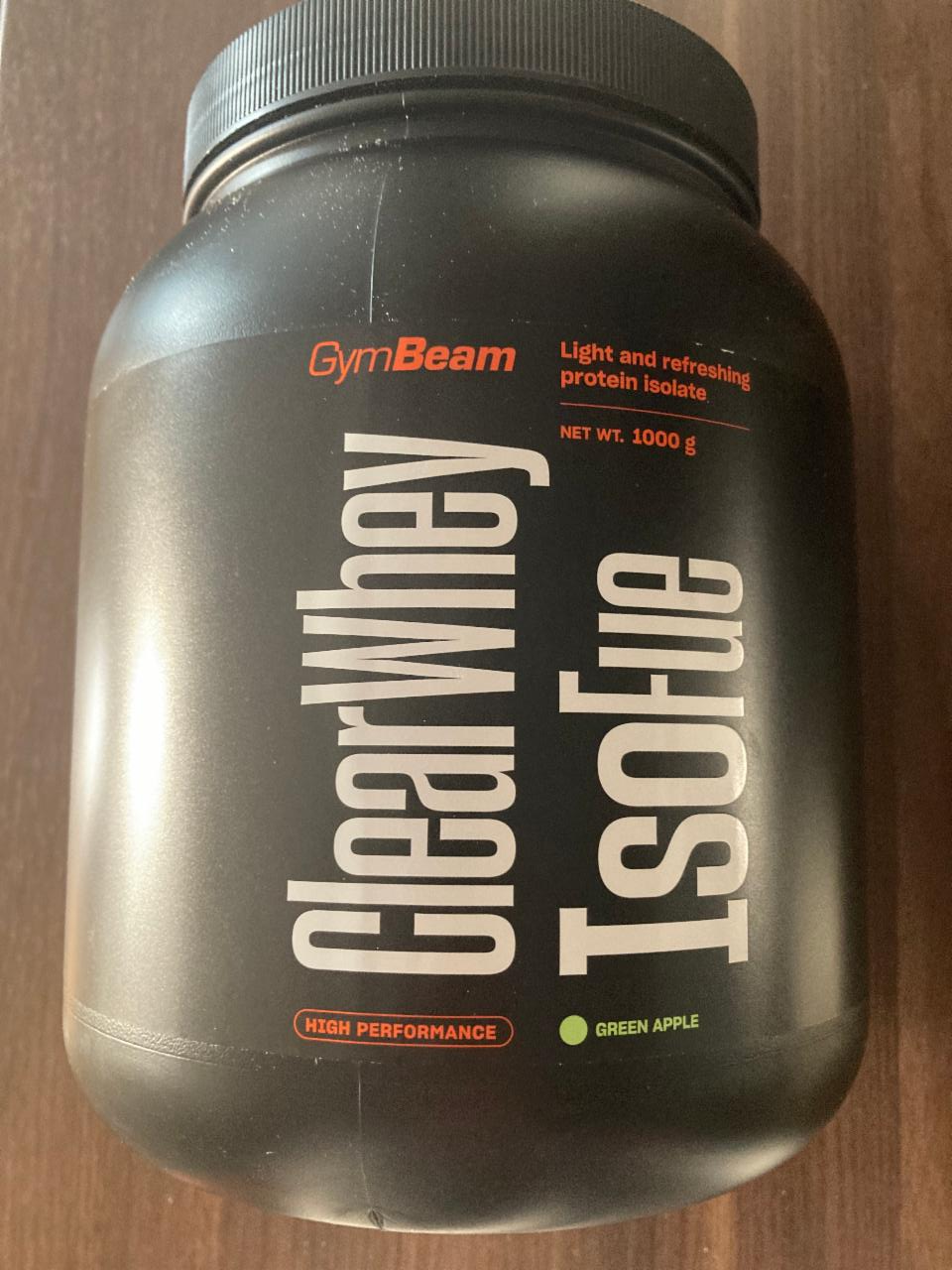 Fotografie - Clear Whey IsoFue Green Apple GymBeam