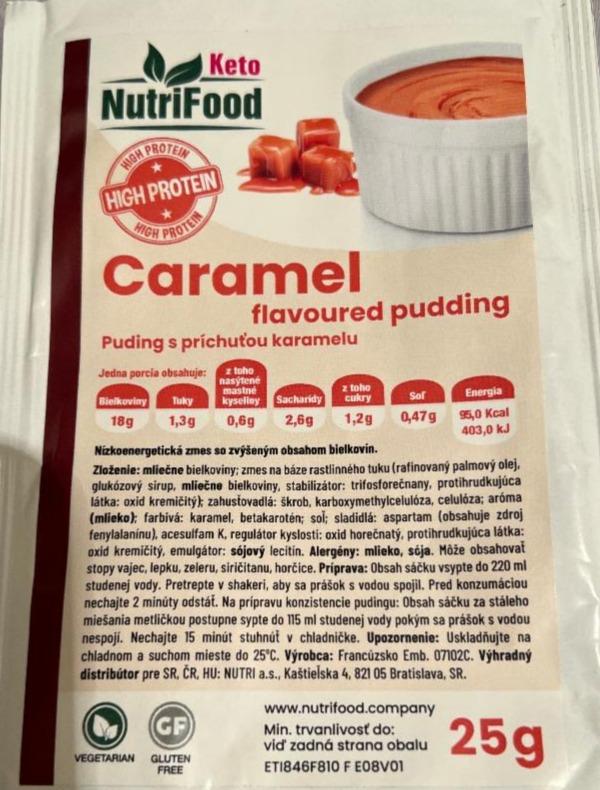 Fotografie - Caramel flavoured pudding NutriFood