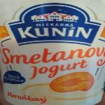 Fotografie - smetanový jogurt meruňkový Kunín