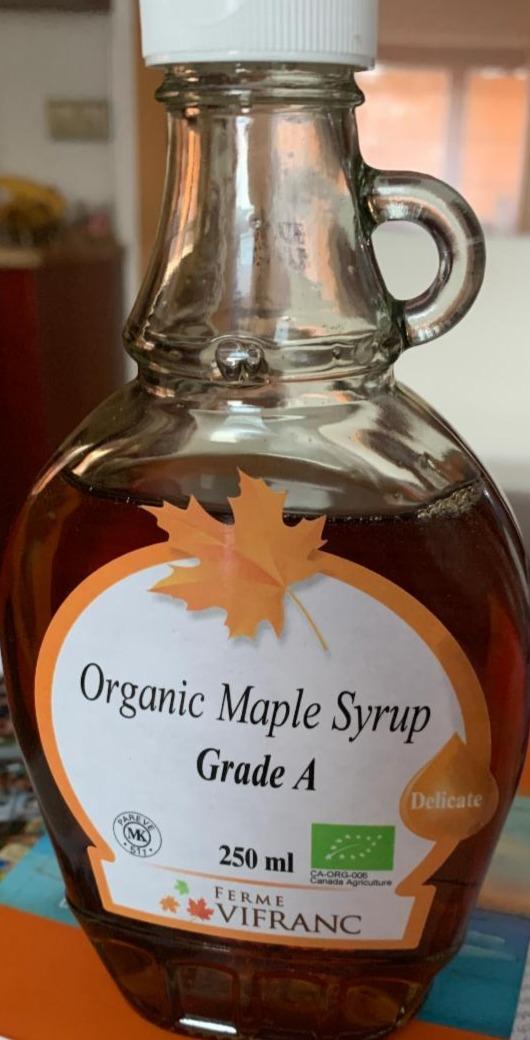 Fotografie - Organic Maple Syrup Grade A Ferme Vifranc