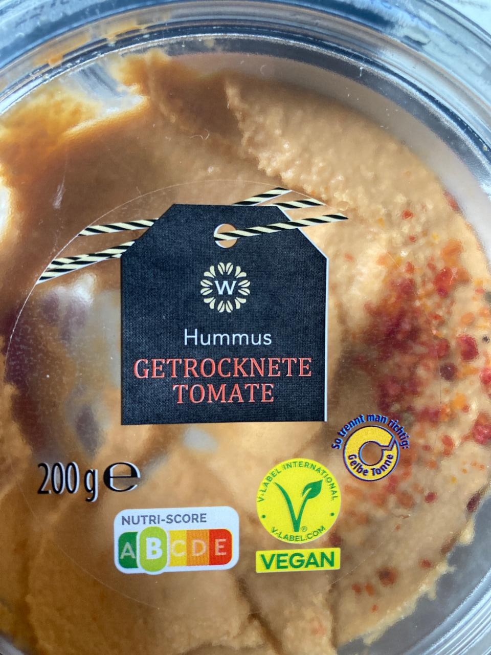 Fotografie - Hummus getrocknete tomate Wonnemeyer