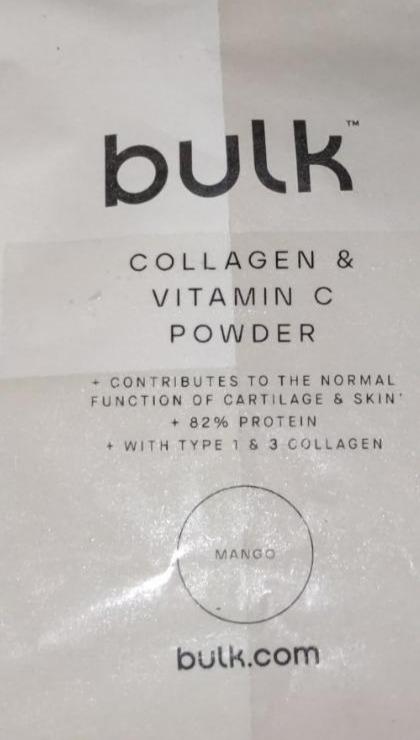 Fotografie - Collagen & Vitamin C Powder mango Bulk
