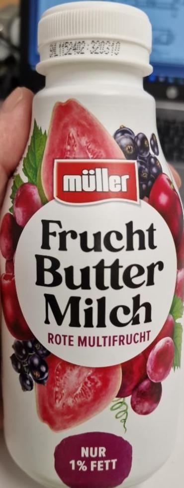 Fotografie - Müller Frucht Butter Milch Rote Multi Frucht
