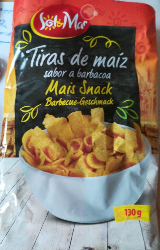 Fotografie - Tiras de maíz sabor a barbacoa Sol&Mar