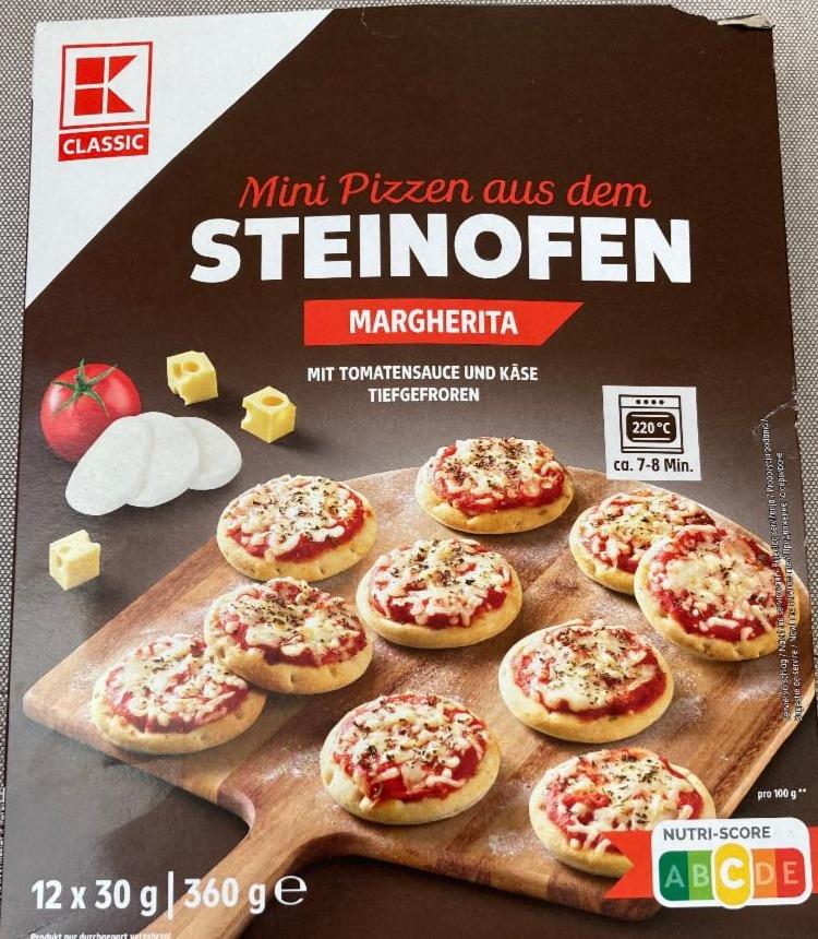 Fotografie - Mini pizzen aus dem Steinofen Margherita K-Classic