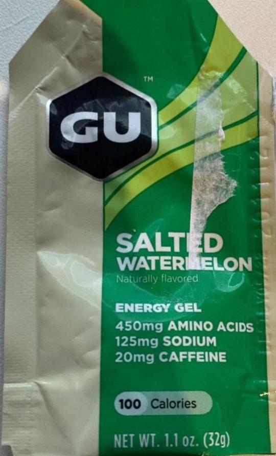 Fotografie - Salted Watermelon Energy Gel GU
