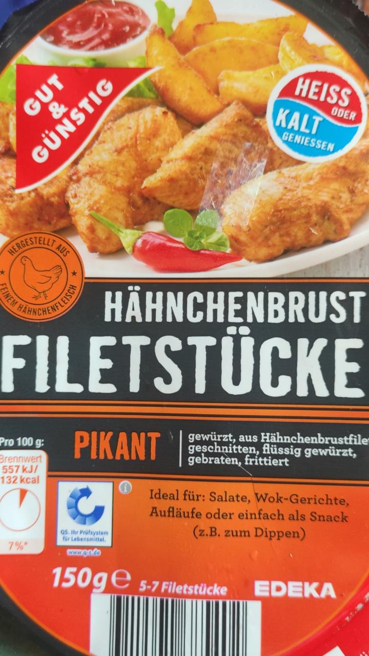 Fotografie - Hähnchenbrust Filetstücke Pikant Gut&Günstig