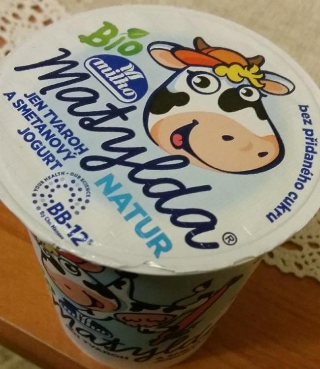Fotografie - Matylda Natur Jen tvaroh a smetanový jogurt Milko