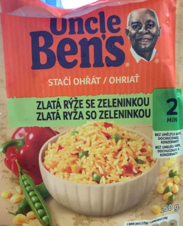 Fotografie - Zlatá rýže se zeleninkou Uncle Ben's