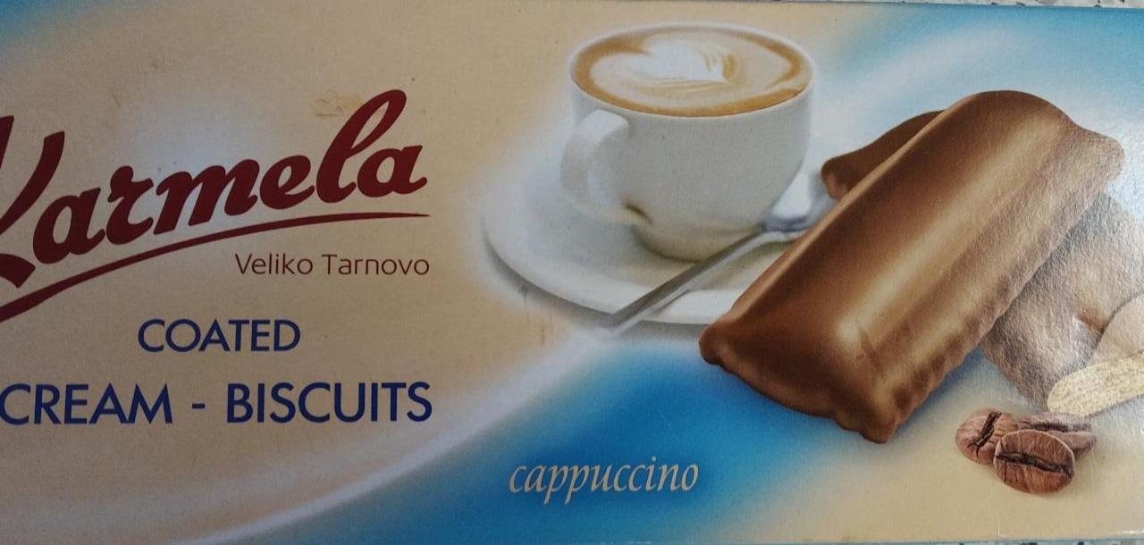 Fotografie - Coated Cream Biscuits Cappuccino Karmela