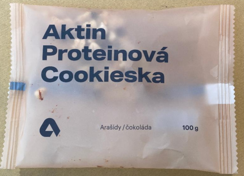 Fotografie - Proteinová Cookieska arašídy/čokoláda Aktin