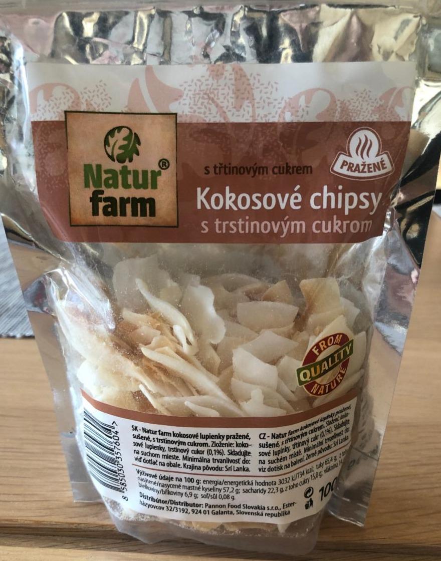 Fotografie - Kokosové chipsy s třtinovým cukrem Natur farm