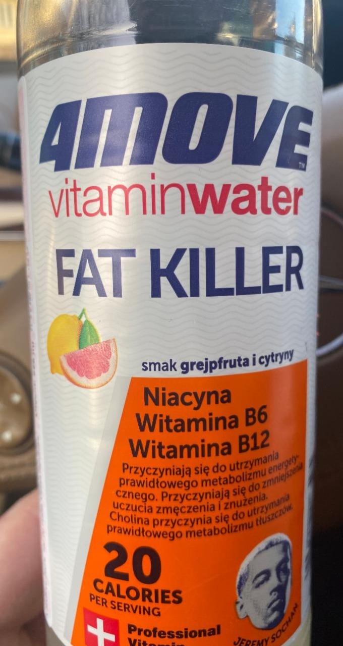 Fotografie - Vitamin Water Fat Killer smak grejpfruta i cytryny 4Move