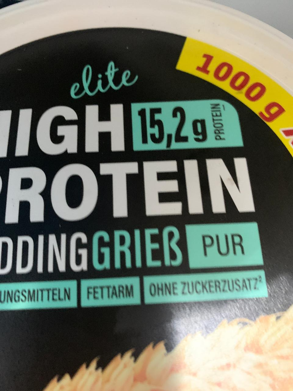 Fotografie - high Protein Pudding Grieß