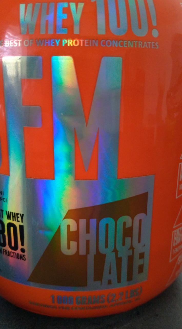 Fotografie - Whey 100! CFM 80 Chocolate Extrifit