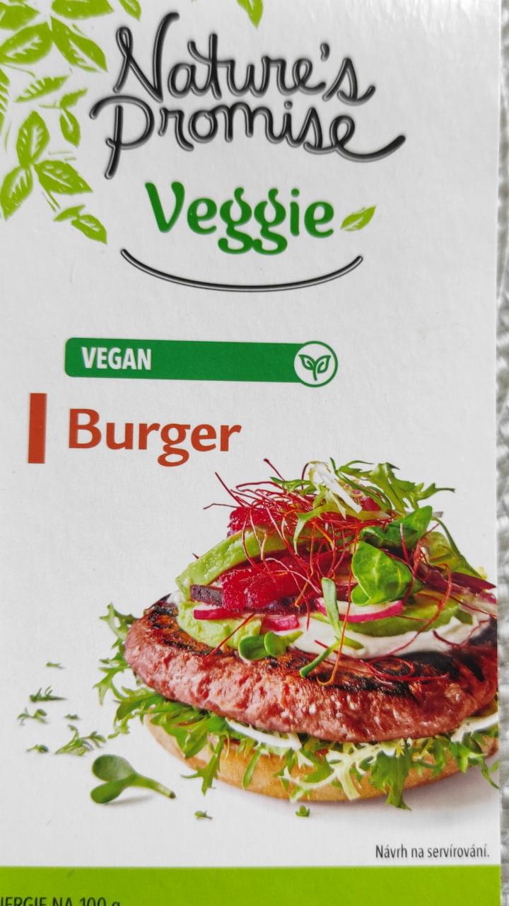 Fotografie - Vegan Burger Nature's Promise