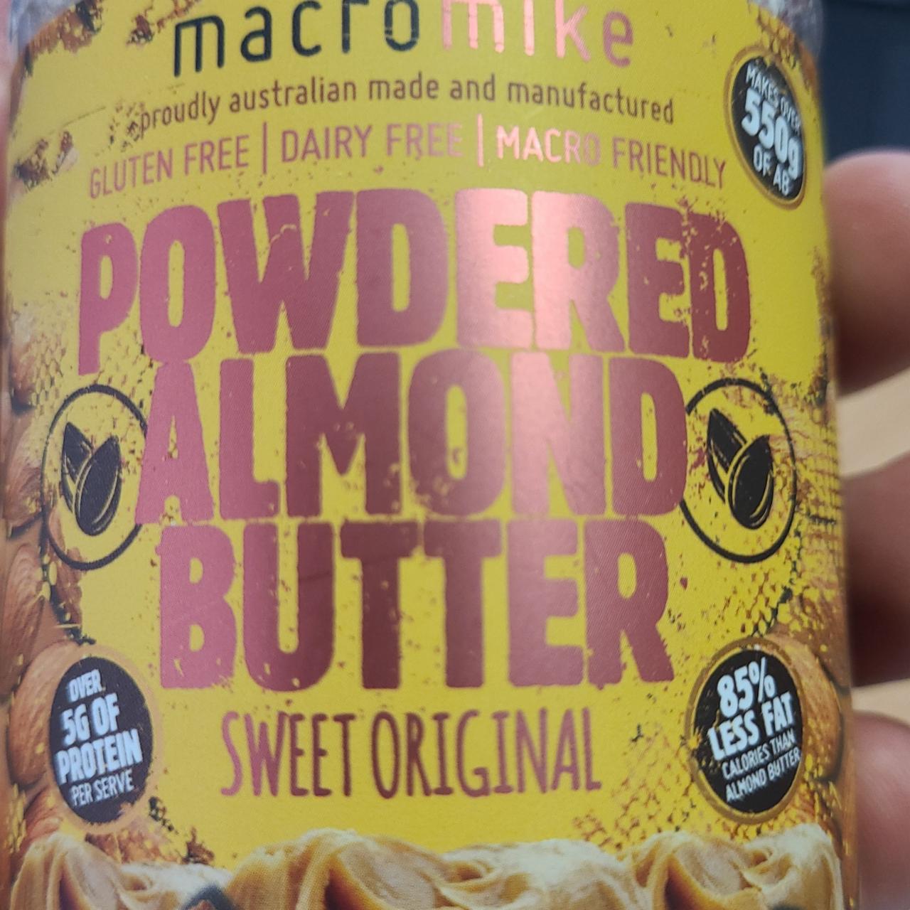 Fotografie - Powdered Almond Butter Sweet Original Macro Mike