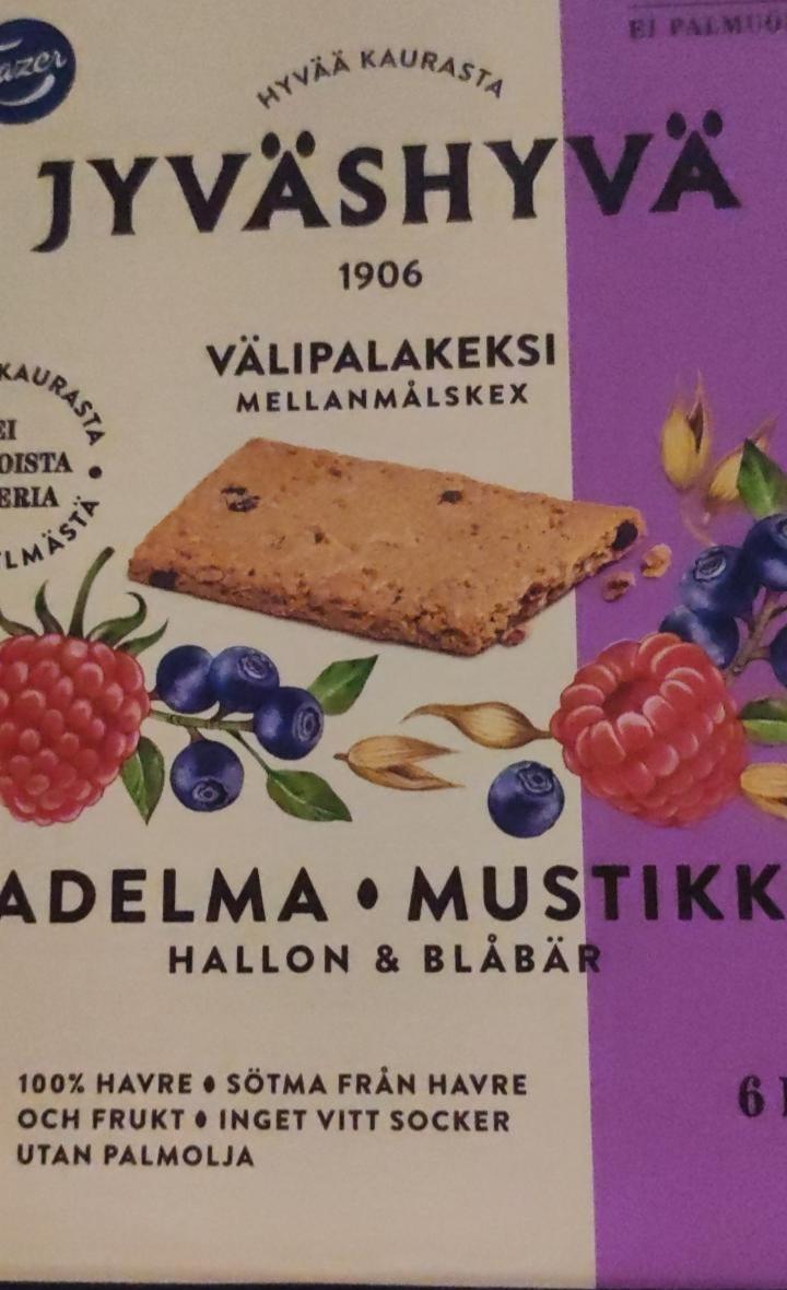 Fotografie - Jyväshyvä Vadelma Mansikka Välipalakeksi Fazer