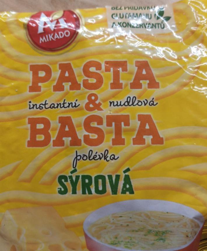 Fotografie - Pasta & Basta Instantni nudlová polévka Sýrová Mikado