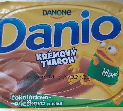 Fotografie - Danio Krémový tvaroh čokoláda-oříšek Danone