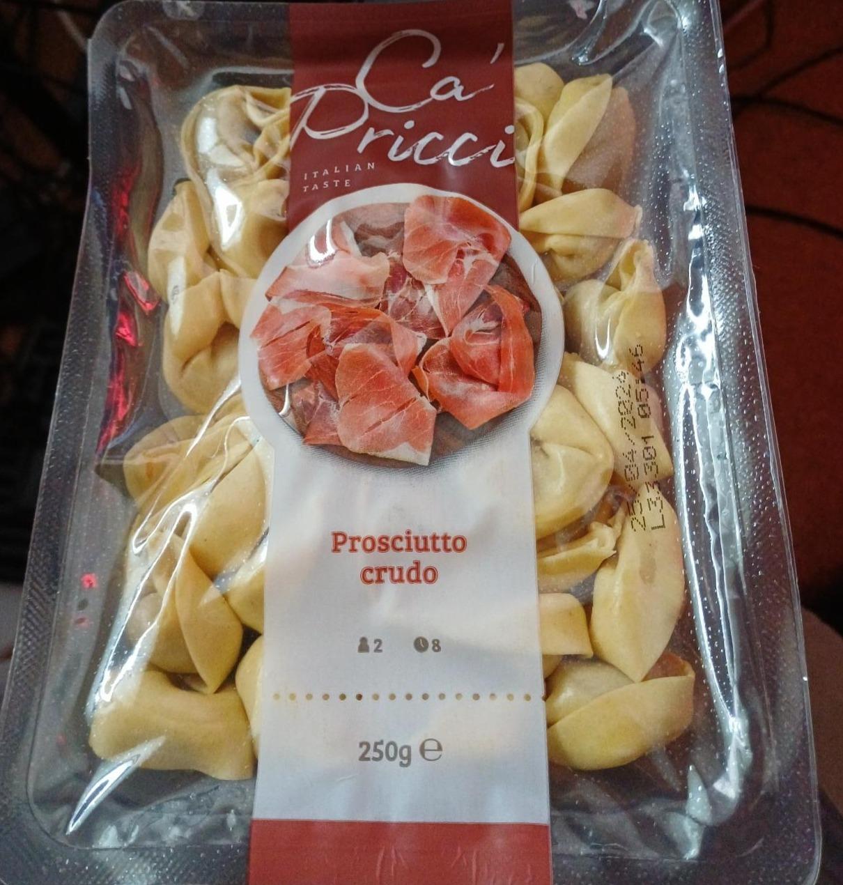 Fotografie - Italian taste Tortelloni Prosciutto crudo Ca'Pricci