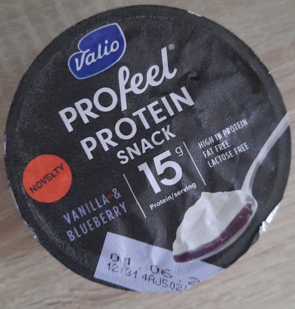Fotografie - PROfeel protein snack vanilla blueberry Valio
