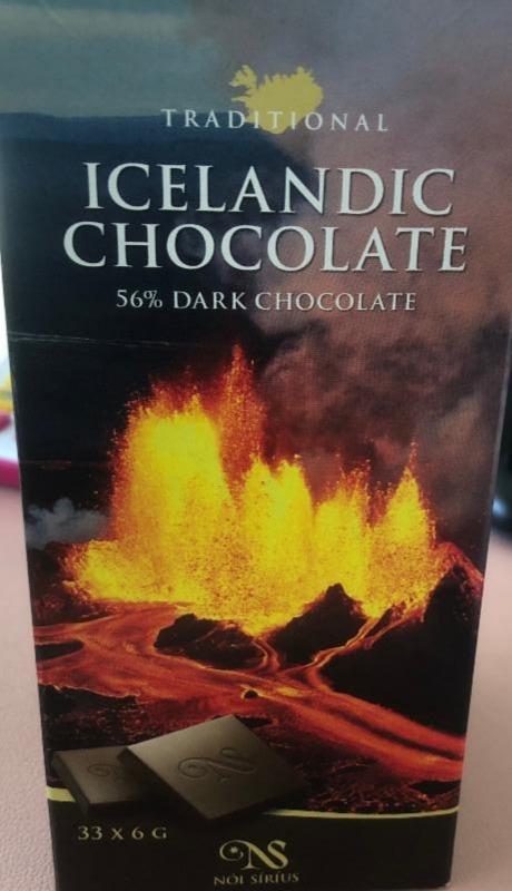 Fotografie - icelandic chocolate 56% dark chocolate Traditional