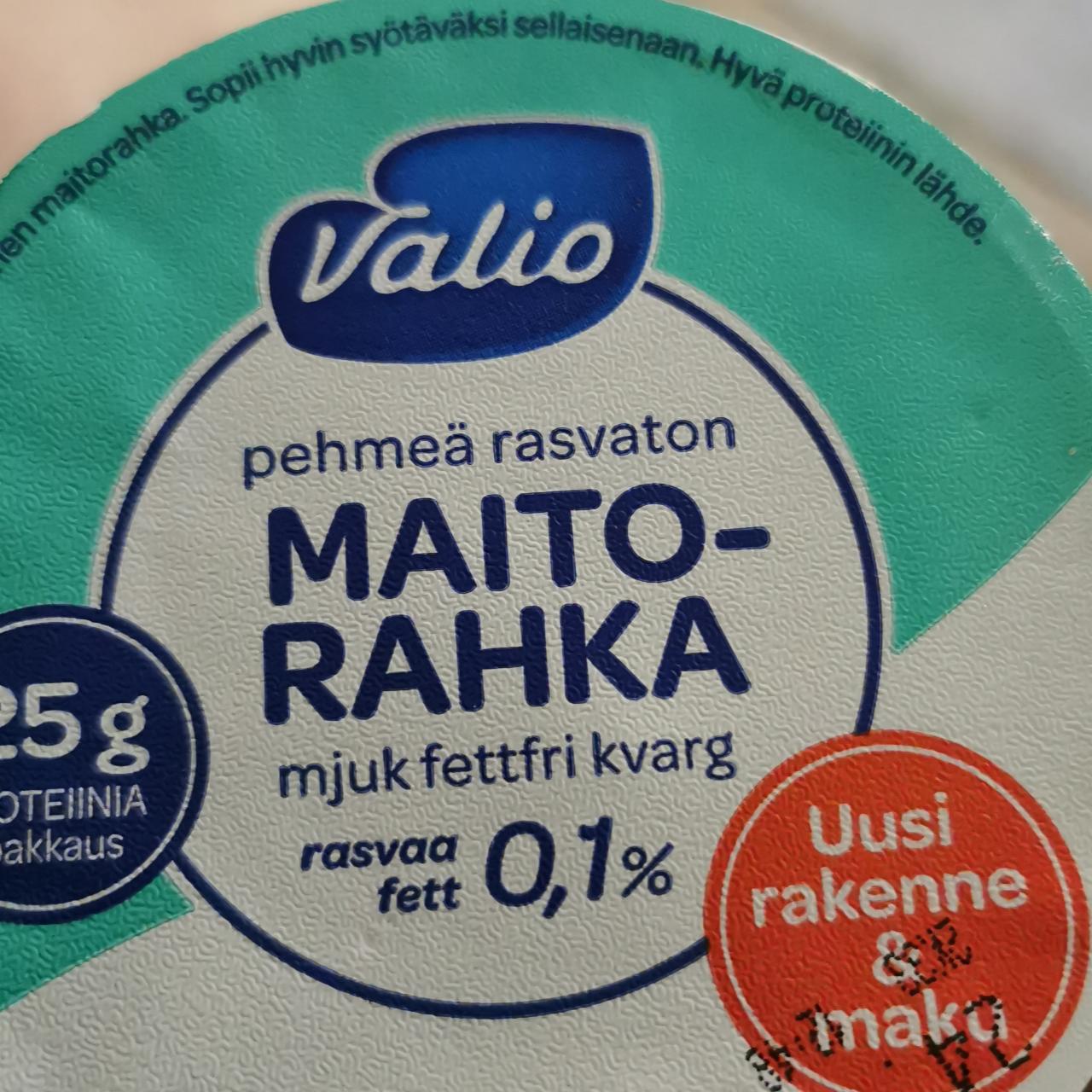 Fotografie - Pehmeä rasvaton Maito-Rahka 0,1% fett Valio