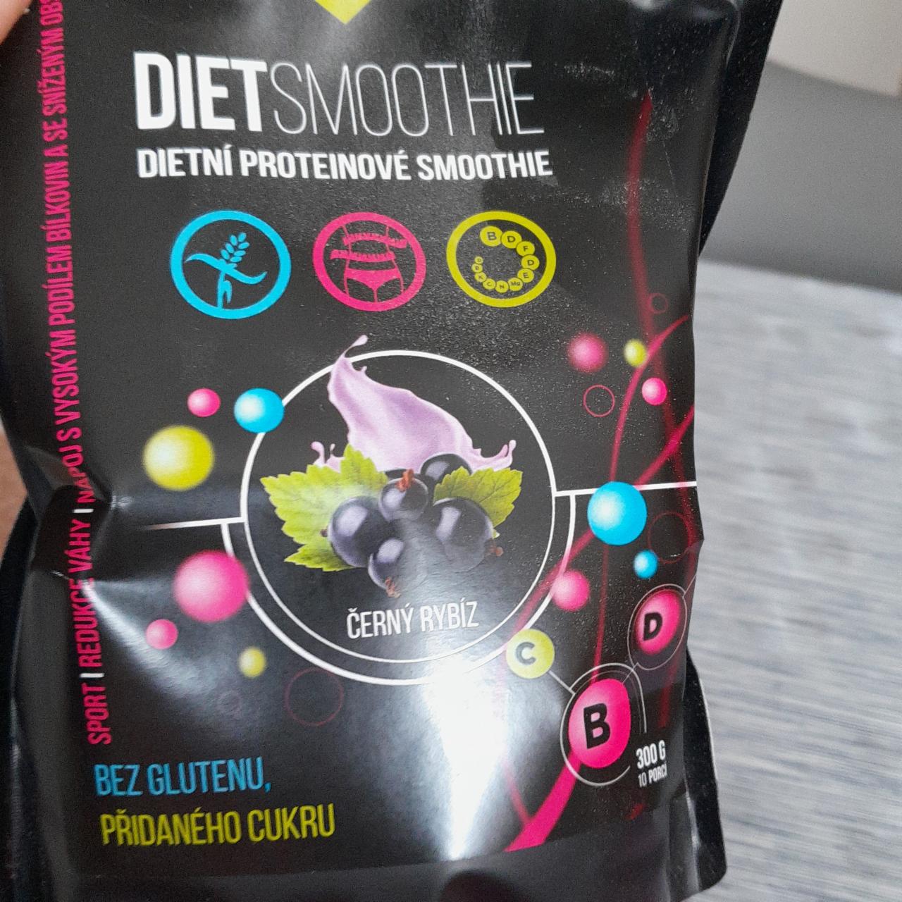 Fotografie - Dietsmoothie dietní proteinové smoothie černý rybíz KetoLinie