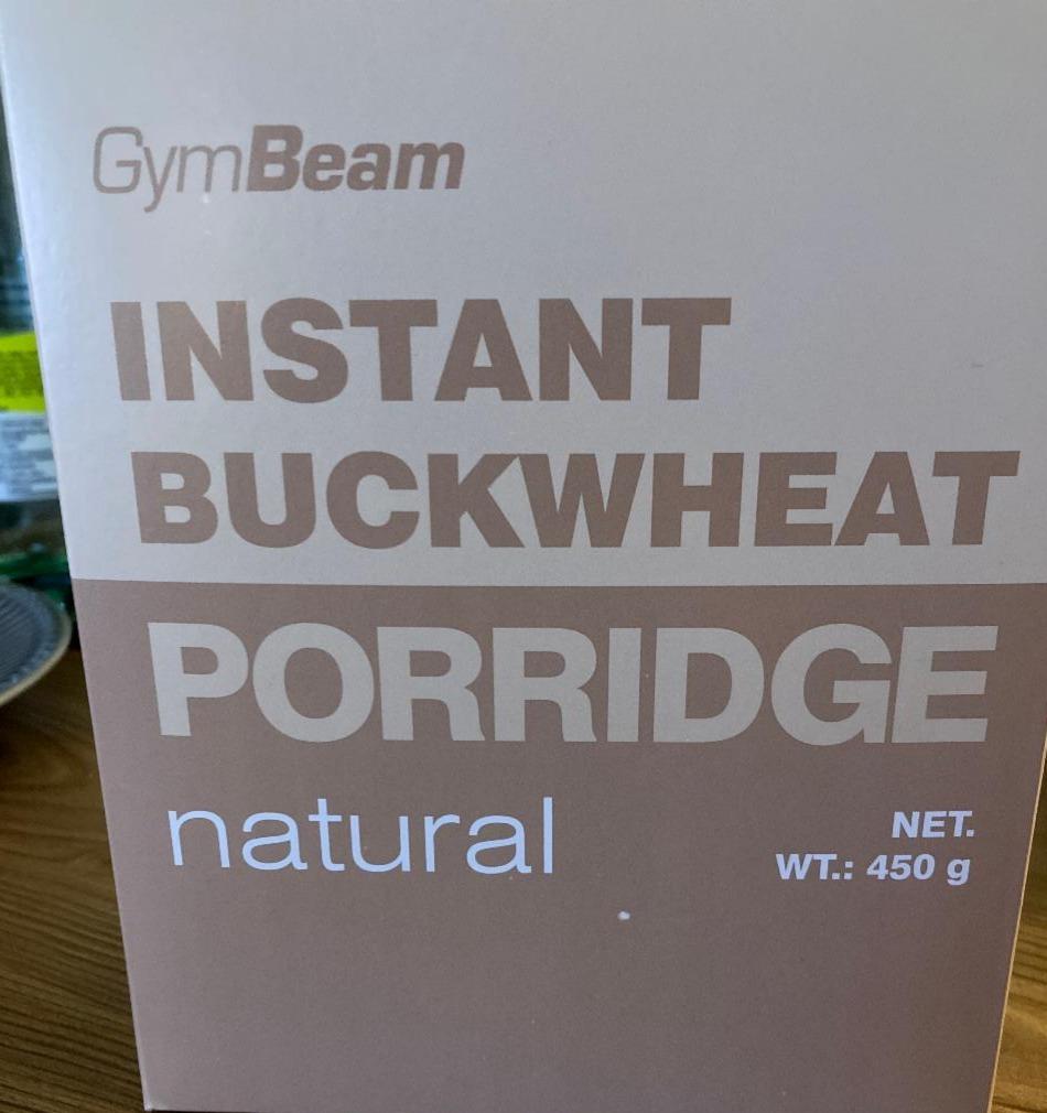 Fotografie - Instant buckwheat porridge natural GymBeam