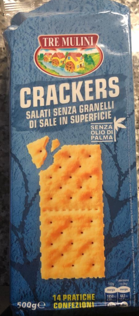 Fotografie - Crackers Salati Senza Granelli Tre Mulini