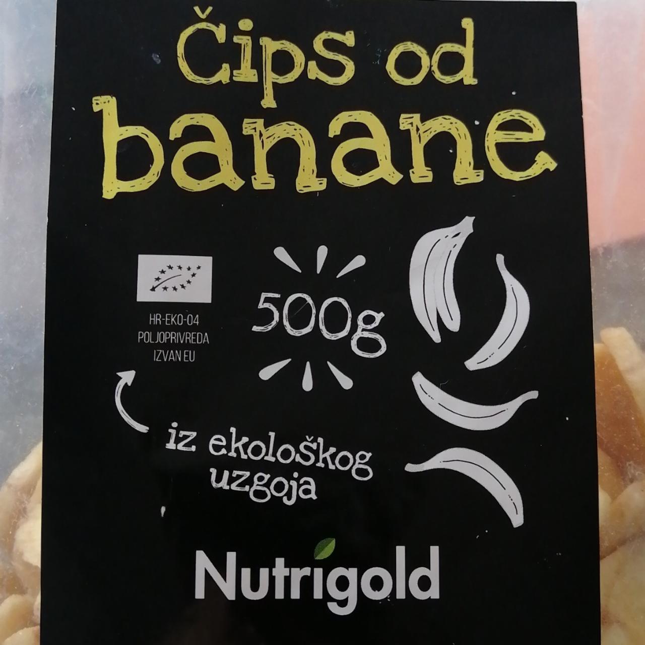 Fotografie - Čips od banane iz ekološkog uzgoja Nutrigold