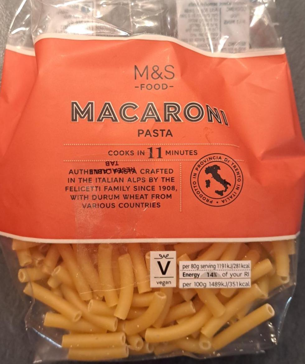 Fotografie - Macaroni pasta M&S Food