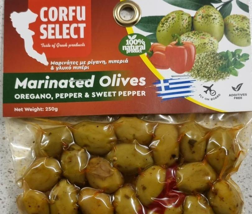 Fotografie - Marinated Olives Oregano, Pepper & Sweet pepper Corfu select