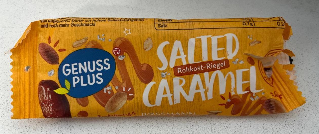 Fotografie - Salted Caramel Rohkost-Riegel Genuss Plus