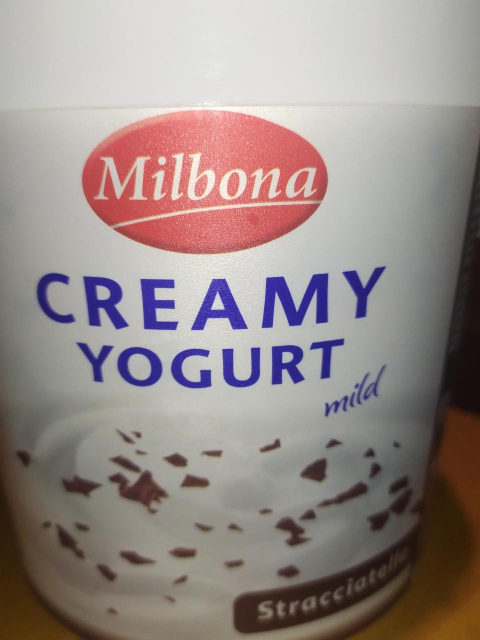 Fotografie - creamy yogurt mild stracciatella Milbona