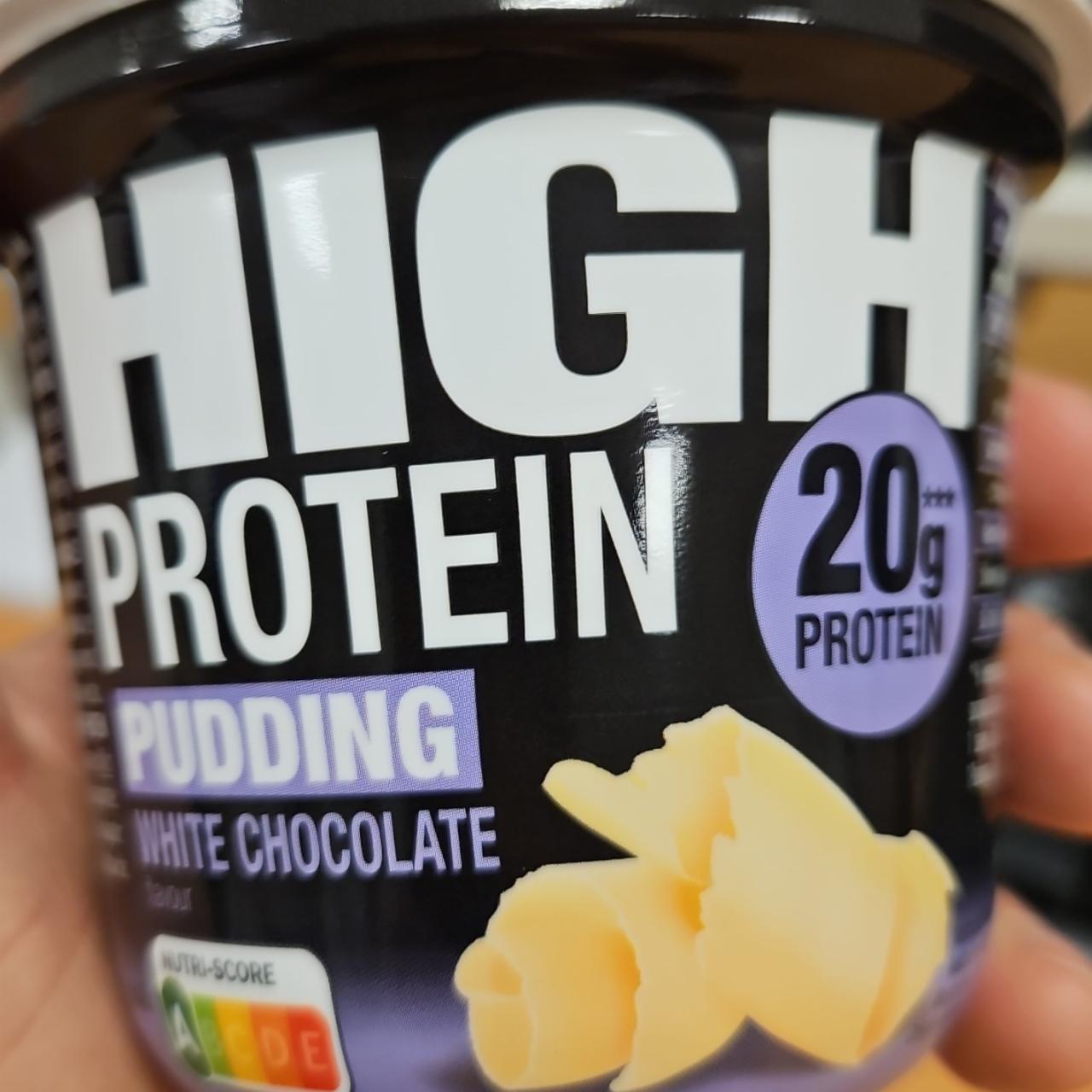 Fotografie - High protein pudding white chocolate flavour 20g protein No comment