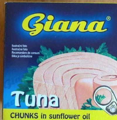 Fotografie - Chunks in sunflower oil Giana