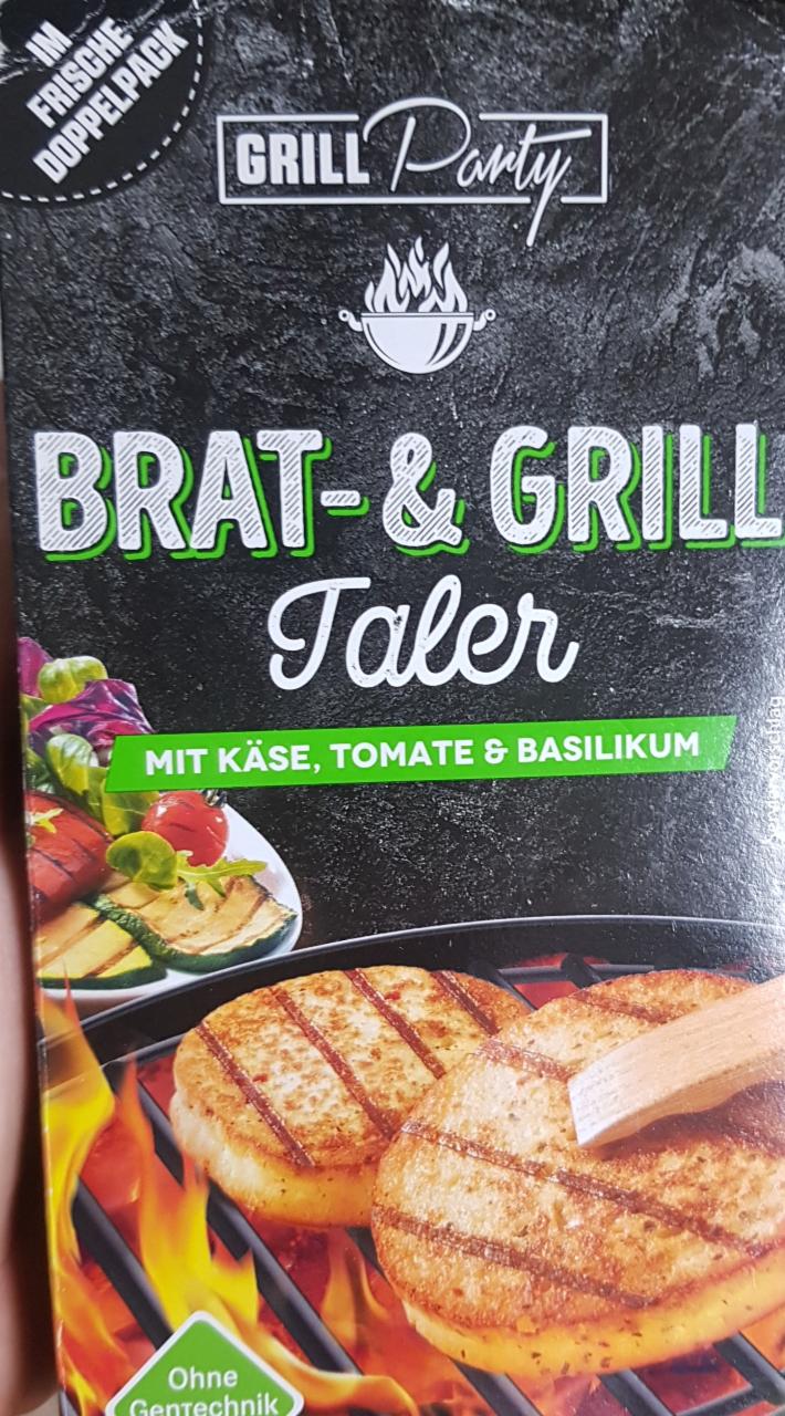 Fotografie - Brat- & Grill Taler mit Käse, Tomate & Basilikum Grill Party