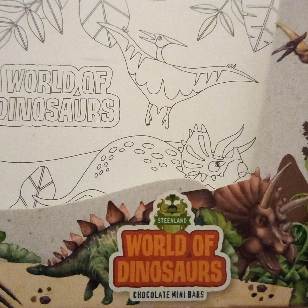 Fotografie - World of Dinosaurs Chocolate mini bars Steenland