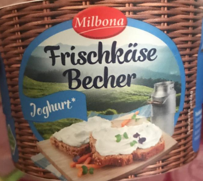 Fotografie - Frischkäse Becher Joghurt Milbona