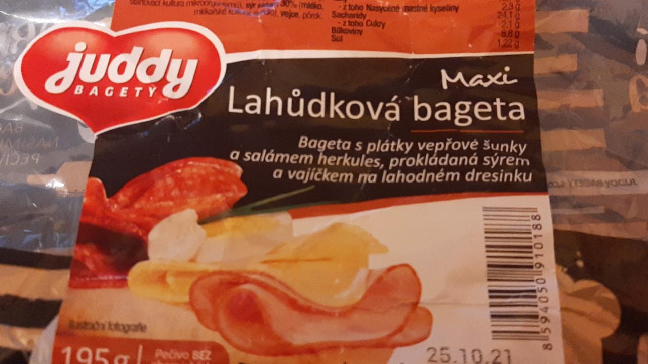 Fotografie - Lahůdková bageta Maxi Juddy bagety